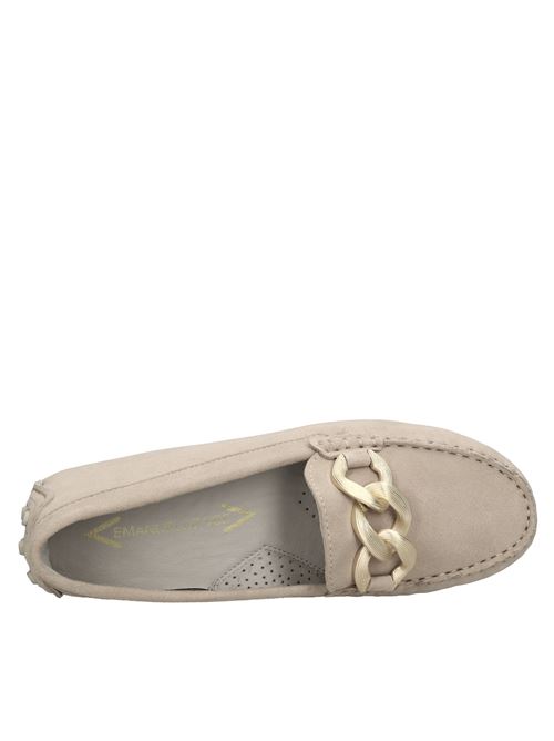 Mocassini in camoscio EMANUELLE VEE | 431M-203-10-KI-SUBEIGE